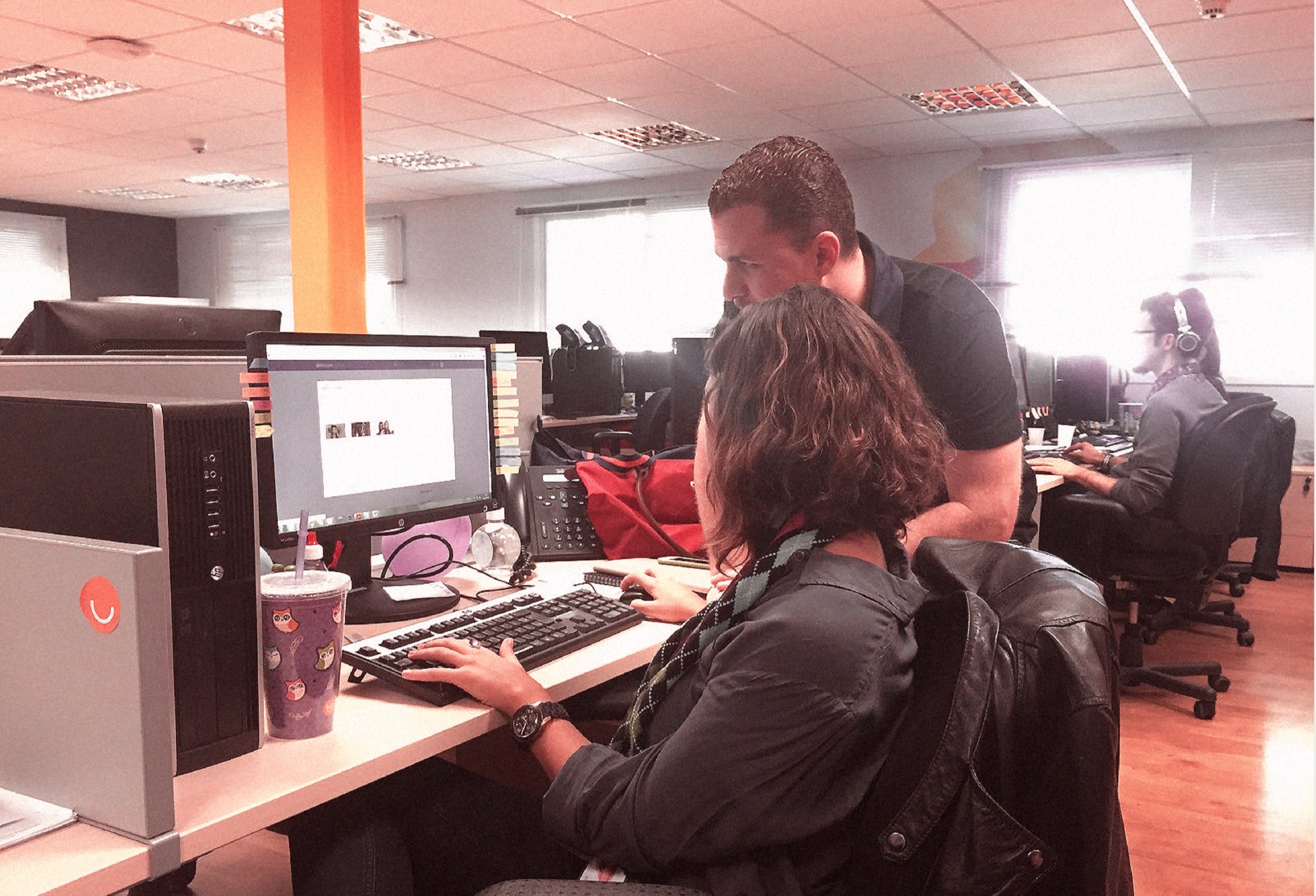 Usability test with editors in the newsroom