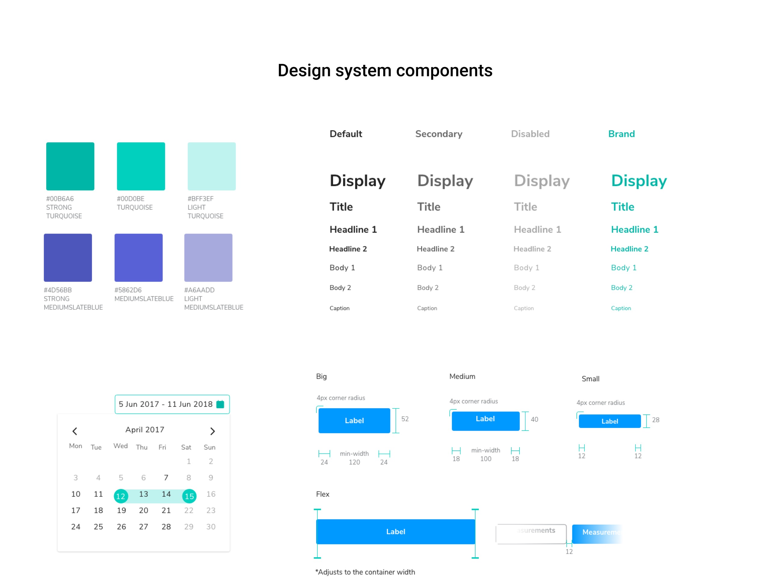 Design system components